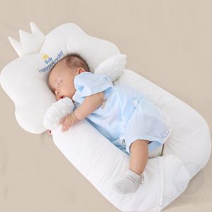 Almohadas Almohadas para dar forma al bebé Nacido Dibujos animados Almohada relajante Lado infantil Respaldo para dormir Soporte Cojín Cuna Cama 230309