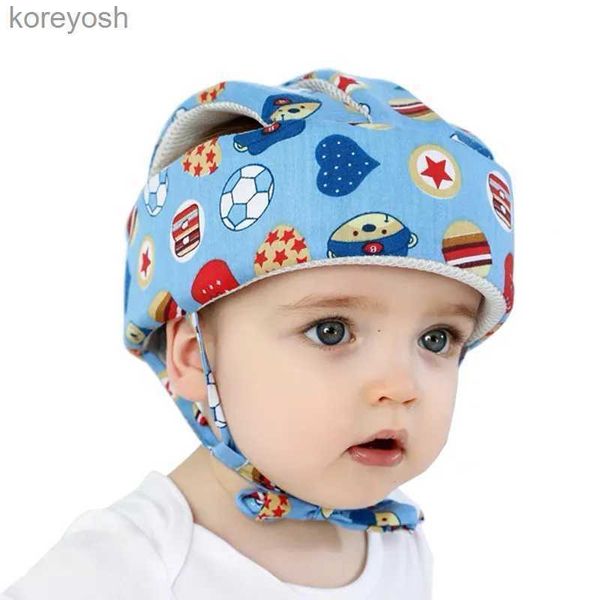 Almohadas Bebé Gorro para niños pequeños Gorro protector anticolisión Casco de seguridad para bebés Protección de seguridad para la cabeza suave y cómoda - AjustableL231104