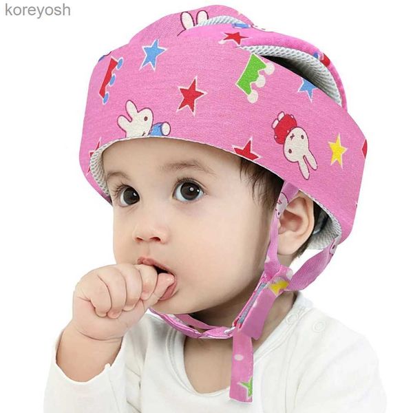 Oreillers Bébé Enfant Casque De Sécurité Casque De Lapin Chapeau Coton Infantile Protecteur De Tête Enfant 6-60 Mois Marche Enfants Casquette pour Garçons SummerL231107