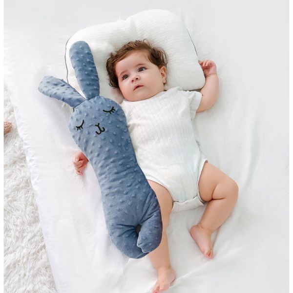 Almohadas para bebés, almohada para dormir, almohadas de conejo bonitas, muñeco de peluche, cama de bebé suave, parachoques, almohadilla para cuna, cojín de protección para ropa de cama 230516