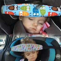 Oreillers sécurité de voiture enfants bande de fixation siège de voiture sommeil sieste enfant dormir tête soutien ceinture positionneur bébé Sroller support ceinture L231116