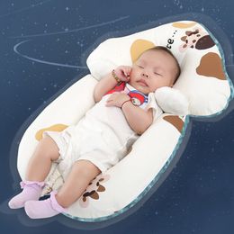 Almohadas Almohada de bebé nacida de dibujos animados para 0 18 meses Almohada para dormir del lado del bebé Respaldo Almohada de soporte para el cuello de la cabeza del bebé Almohada para dormir infantil 230309