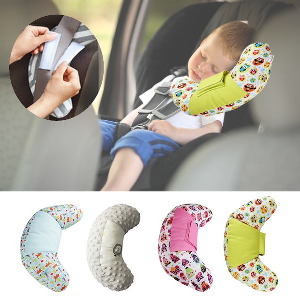 Oreillers Enfants Car Styling Cou Appui-Tête Coussin Bébé Ceintures De Sécurité Enfants Sangle De Sécurité Bandeau Soutien 220924