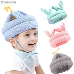 Almohadas Niños Gorro para la cabeza para niños pequeños Gorro anticolisión Casco resistente a caídas para bebés Almohadilla protectora Bebé aprenda a caminar Gorro suave y cómodoL231107