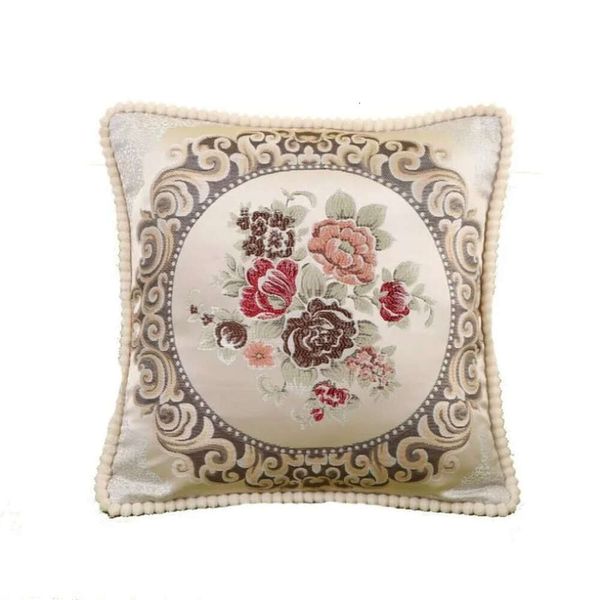 Almohadas para cubierta Cajos de casos europeos Cubiertas de diseñadores florales Veet Decorativo Moderno 48x48cm S