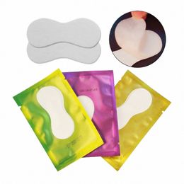 Oreillers pour Eyel Extensi Patchs en papier 50 paires Gourd Design Conseils de beauté Autocollant Wraps Outils de maquillage sous les tampons de gel pour les yeux K63T #