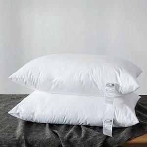 Kussens voor slapende witte orthopediek met groggery hoofdsteun vezel slaapkamer kussen voor slapende nek 240521