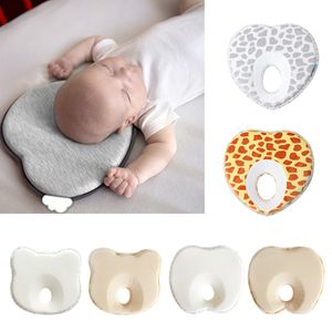 Almohadas Infantil Anti Roll Almohada para niños pequeños Forma de corazón Niño durmiendo Cabeza de bebé Proteger Nacido Almohadas Ropa de cama para bebés 230905