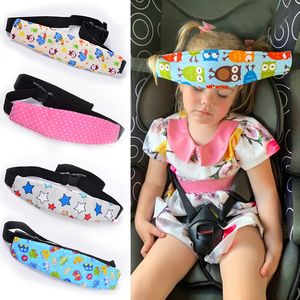 Pillows Infant Baby Car Seat Head Support Children Belt Adjustable Fastening Boy Girl Playpens Sleep Positioner Saftey 230826