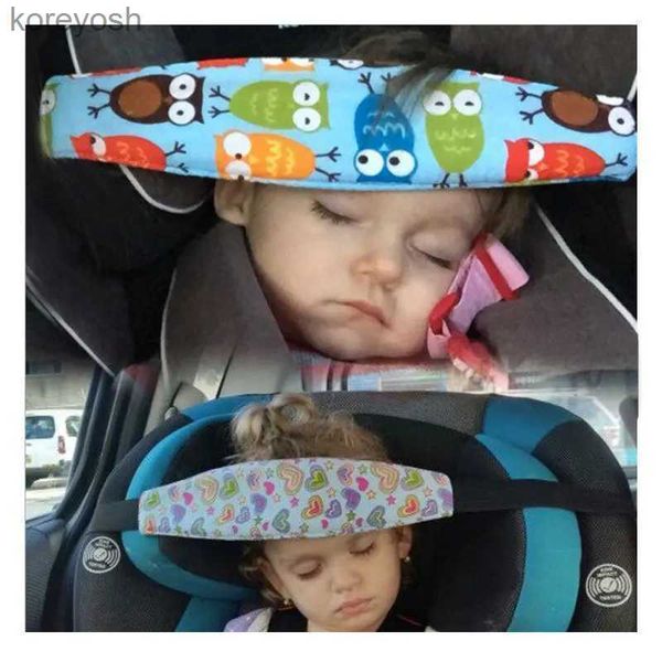 Oreillers Infantile bébé siège auto soutien-tête enfants ceinture de fixation ceinture réglable garçon fille parcs sommeil positionneur bébé sécurité oreillersL231117