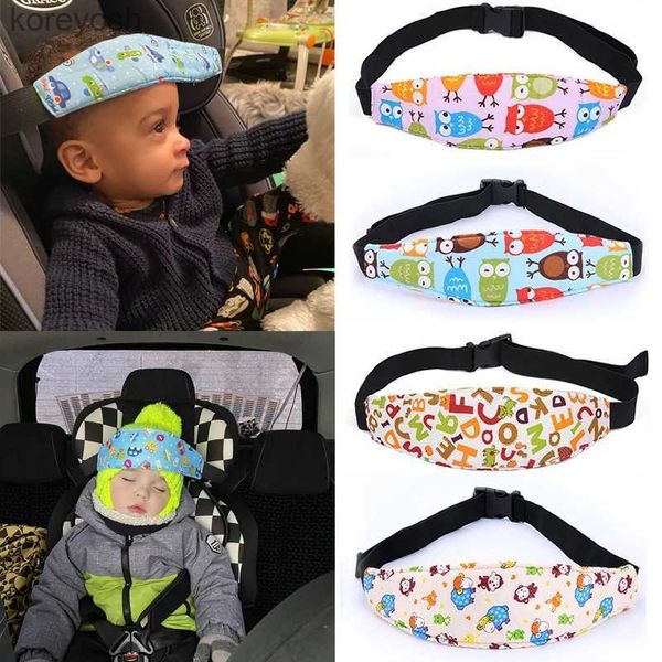 Oreillers Enfants bébé siège auto soutien-tête enfants ceinture de fixation ceinture réglable garçon fille parcs sommeil positionneur infantile sécurité oreillers L231116