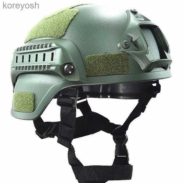 Oreillers Militaire Mich 2000 Casque Tactique Airsoft Gear Paintball Protecteur de Tête avec Vision Nocturne Sport Caméra MountL231107