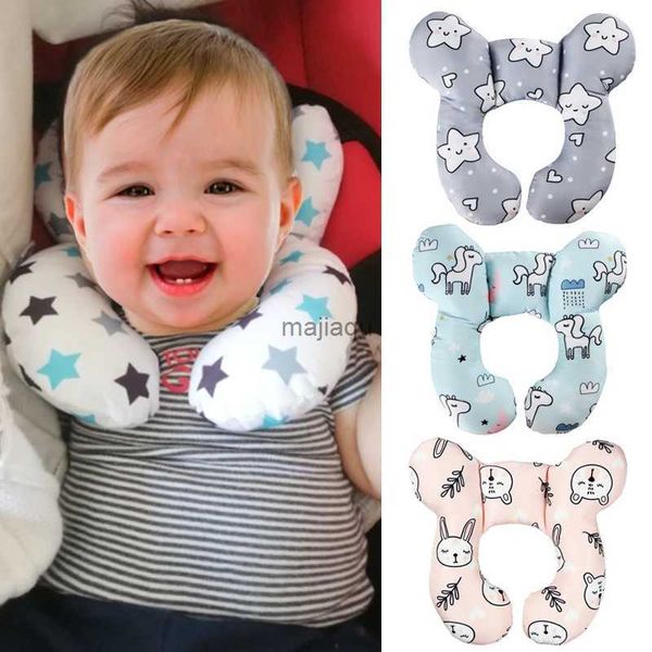 Almohadas Nueva almohada para bebé Protector de viaje Asiento de coche Cabeza Soporte para el cuello Almohadas Niños recién nacidos Reposacabezas en forma de U Cojín para niños pequeños 0-3 años L240110