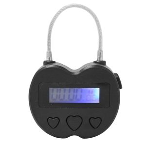 Kussens Smart Time Lock LCD Display Multifunction Travel Electronic Timer Waterdicht USB Oplaadbare tijdelijke hangslot 230726