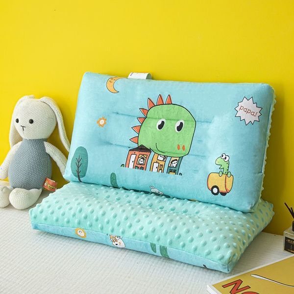 Oreillers Super doux dessin animé imprimé motif enfants dormir oreiller maternelle coton petit bébé chambre décor stéréotypé 230825