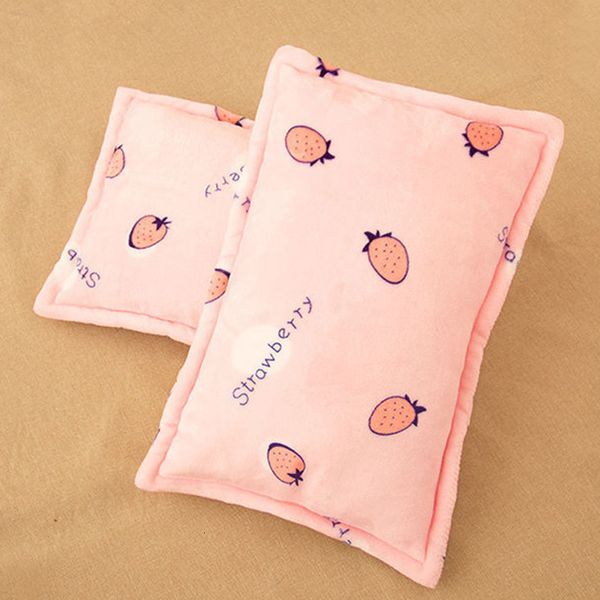 Oreillers épaissi corail velours taie d'oreiller hiver chaud doux taie d'oreiller pour enfants garçons filles taie d'oreiller Rectangle dessin animé imprimé 230601