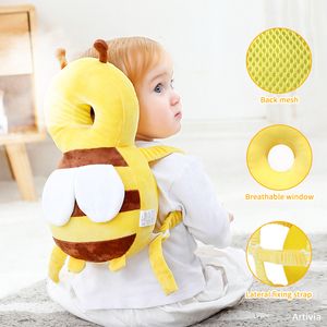 Oreillers enfant en bas âge bébé tête protecteur coussin de sécurité coussin dos prévenir les blessés dessin animé sécurité oreillers respirant antigoutte oreiller 13T 230421