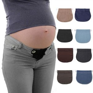 Kussens dames zwangerschap tailleband riem verstelbaar elastische kraamverlenging verlengende taille extender kleding broek voor zwangere vrouwen