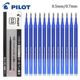 Pilot des recharges de stylo effilable / Frixion Pen REFILLS BLS-FR5 / BLS FR5 ROLLER BALL PEN 0,5 mm 12 PCS / Box Kawaii School fournit 240320