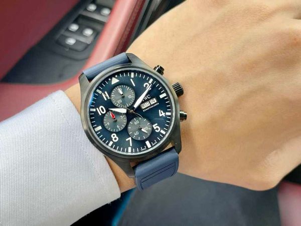 Pilot Luxury IWC Men Watch Mécanique montre la bracele