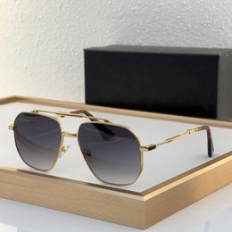 Piloot metalen vouwzonnebril goud van 6664 Men Summer Sunglasses Designer bril Sunnies Lunettes de Soleil UV400 Eyewear