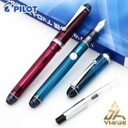 Pilot Pen Custom 74 Set of Penns Japan Original 14K Gold Classic Business Fountain Pape for Scarning Office FKKN12SR 240306