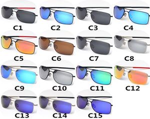 Pilote lunettes de soleil polarisées monture en métal lunettes de conduite en plein air rétro lunettes de soleil carrées hommes enduit polariser Len 15 Color1685562