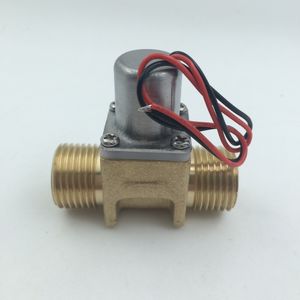 Suministros de inodoro para baño Válvula de solenoide pulsada piloto solenoide de baja potencia de pulso de descarga inteligente DC3.6V-6.5V G1/2 Sensor y grifo purificador de agua