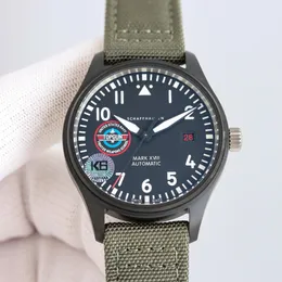 Pilots Mark XVIII Top Gun SFTI IW324712 AAAAA 5A Quality SuperClone AOF Factory Watch 41mm Men Automatic Mechanical Miyota 9015 Movement With Gift Box watches
