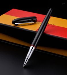 Pimio 907 Montmartre Luxury suave en negro y rojo Firma Roller Ball Pen con bolígrafos de recarga de tinta negra de 07 mm con caja de regalo original15153188