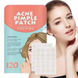 Patchs de boutons pour le visage hydrocolloïde 120pcs patchs d'imperfections points d'acné patchs de boutons acnés pour les autocollants de taches de soins de la peau Y5oz #