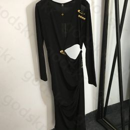 Pin Sexy robes minces femmes classique concepteur exposer taille jupe fête Club dames hanche élégantes robes longues