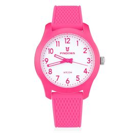 PINDOWS Relojes minimalistas casuales impermeables para mujer, banda de silicona suave y transpirable, fácil de leer, pequeño reloj analógico de enfermera de tamaño pequeño para mujeres, estudiantes, enfermeras,