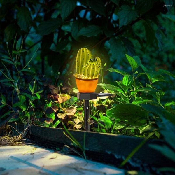 Lampe Led solaire d'extérieur, imperméable, luminaire décoratif d'extérieur, idéal pour une pelouse, un Cactus ou un ananas, un jardin de noël