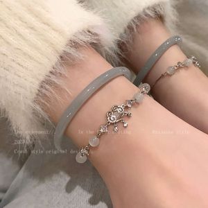 Ping een slot Cat Eye Stone Bracelet Dames Nieuwe Chinese stijl Sieraden Fashion Friend Student Set