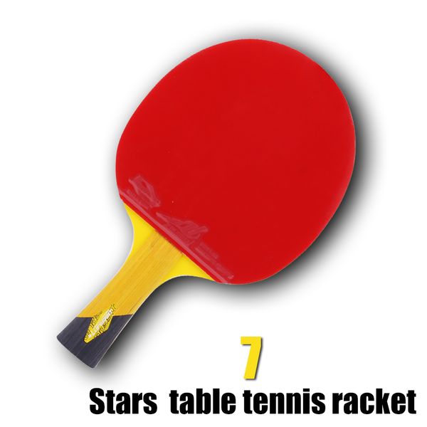 Ping-pong pagaie avec étui de spin tueur gratuitement - racket de tennis de table professionnelle pour les joueurs débutants et avancés 6 7 8 étoiles
