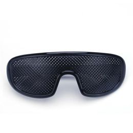 Gafas de agujero negro Anti fatiga Gafas de sol Hallow Pequeño agujero Miopía Eyewear de alta calidad Drop268q