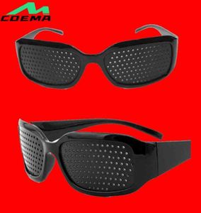 Pinhole Sunglasses Antimyopia Pin Pin Swerges Oeil Exercice Amélioration de la cicatrisation naturelle Vision de haute qualité Eyeglass4045769