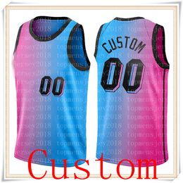 Rosa 00 Jersey personalizado Udonis 40 Haslem Alonzo 33 Mourning Kelly 9 Olynyk Jerseys Cualquier nombre Baloncesto S-XXL 2021