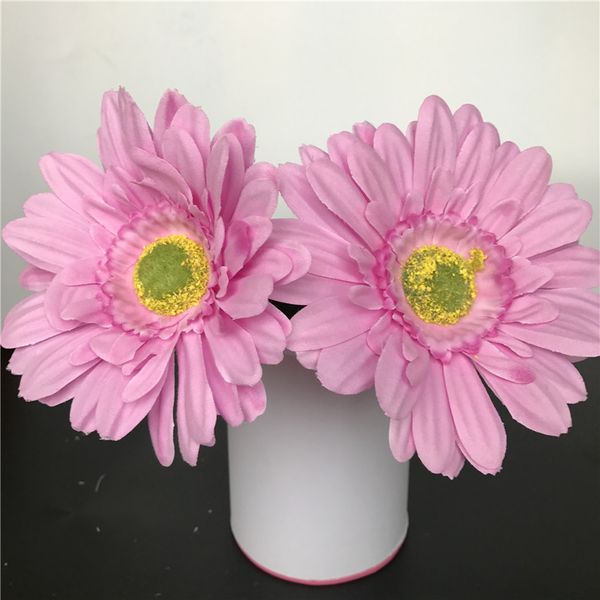 Têtes de fleurs de fleurs de Silk artificielles roses 11 cm de la tacle réelle fleurs de soie de soie chrysanthemum fleurs pour la décoration de patiche de mariage pour le mariage