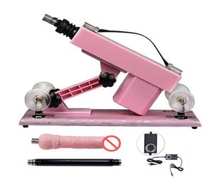 Roze Automatische Sex Machine Gun met Dildo Attachment Vrouwelijke Masturbatie Geslachtsgemeenschap Liefde Machine Robot Sex Meubels voor C4108850