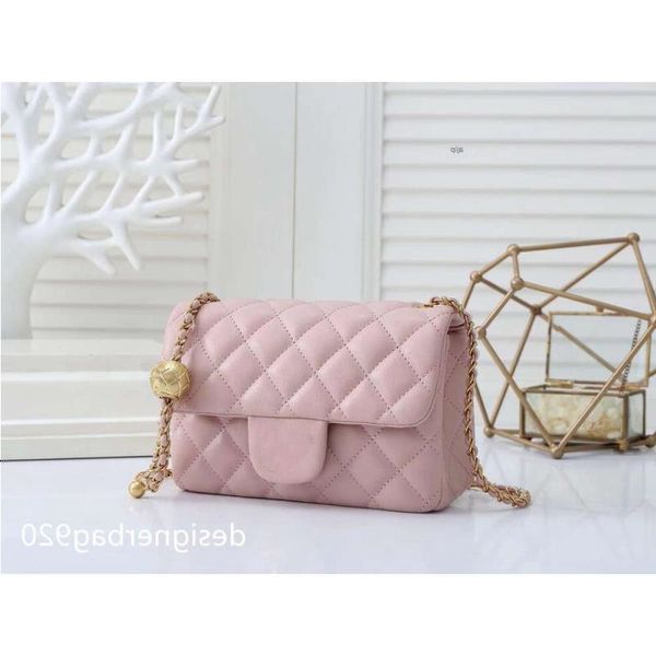 Bolso rosa Bolsos cruzados Bolsos de diseñador Diseños de bolsos baratos Moda clásica Señora Oficina para mujeres Cadena de noche Lujo LGXOI