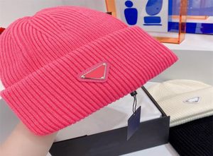 Bons de bonnet Pink Designer CAP CAPOS MENSE avec étiquette de géométrie Running Sports Automne Winter Caps tricots Coup de luxe Classic Classic Design OUTDO5817190
