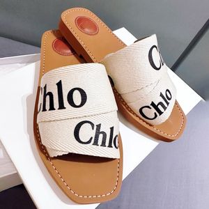 Rosa negro Sandalia de lujo zueco plataforma chanclas zueco Woody Flat Mule Hombre Zapato de diseñador Mujer Diapositiva sandale femme mocasines tazz zapatilla resbalón en la playa Zapato de lona DHgate