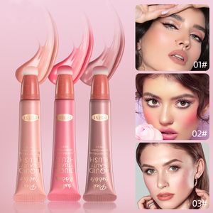 Pink Bubble Liquid Beauty Blush Matte Hydraterende Multifunctionele Cosmetische Pen Natuurlijke Holding Make-up om Highlight Gezichtsmake-up op te fleuren