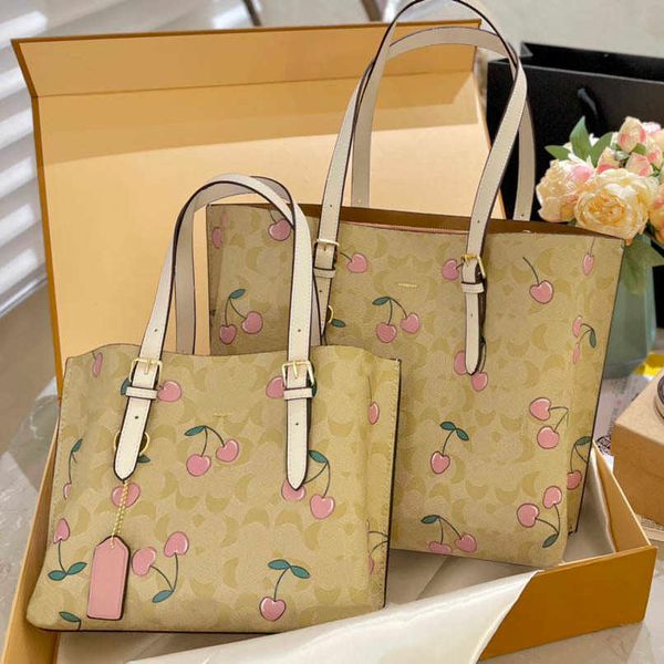 Bolso de mano de color rosa cereza Bolsos de diseñador Bolsos de mano C Bolsos de lujo para mujer Bolso de mano de cuero blanco Bolsos de hombro tipo bandolera Bolsos de mano