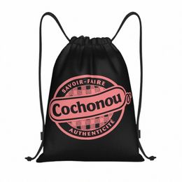 Pink Cochou Saucisss à crampons sac à dos féminins hommes sport gymnase SACKPACK PORTABLE SAC SAC Z5AF #