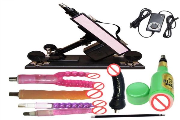 Machine de jouets sexuels silencieux de moteur puissant automatique de couleur rose pour l'homme et la femme attachement de gode de Machine de sexe 4564516