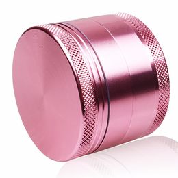 Roze kleur meisje love 4levels aluminium kruidenmolen tabaksrook draagbaar 50 mm voor waterpijp waterpijp waterpijpen