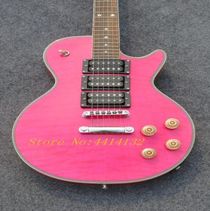 Guitare électrique de haute qualité Pink Custom acajou disponible 4124975